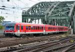 928 681 nach Trier kurz vor Einfahrt in den Klner Hbf - 18.10.2012