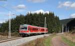 628 555-5 als RB 26944 (Neustadt(Schwarzw)-Titisee) bei Titisee 28.9.12