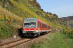 928 592 als RB 94 (Bullay - Traben-Trabach) zwischen Reil und Kvenig am 20.10.2012