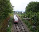 Etwas kurios stellt sich seit dem Bau der Wemmetsweiler Kurve der Bahnbetrieb zwischen Illingen und Wemmetsweiler dar.