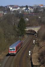 Der 628 507 am 26.03.2013 in Remscheid.