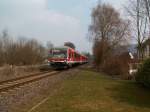 Sonderzug nach Bouzonville am 29.3.13 in Siersburg.