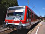 BR 629 340-1 am 18.08.06 im Regionalbahnhof Goldshfe.