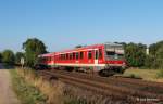 928 685 passiert kurze Zeit spter als RB nach Neustadt/Holst. Ratekau Richtung Timmendorfer Strand. Aufgenommen am 06.09.13.