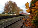 928 575 der SdOstBayernbahn als REX5967, ab Fahrplanwechsel 13/14 wird diese Direktverbindung Mhldorf(Oberbay)-Simbach-Ried-Wels-Linz/Donau u.