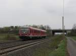 628 483 fhrt gleich auf das rechte Gleis nach Bingen Stadt.