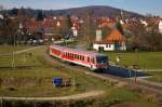 Regelverkehr auf der Schwäbischen-Alb-Bahn am 21.