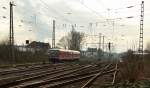 Bild Nr. 3001: Der Triebwagen 628 531 verlässt Grevenbroich am Samstag den 25.1.2014 in Richtung Neuss Hbf.