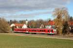 628 630 als S Bahn nach Dachau am 23.2.14 bei Bachern
