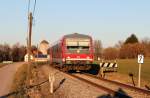 628 630 am 23.2.14 bei Arnbach als S Bahn nach Altomünster