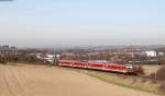 628 421-9 und 628 901-0 als RB 13527 (Bingen(Rhein) Stadt-Worms Hbf) bei Alzey 24.2.14