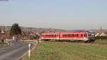 628 470-7 als RB 13530 (Worms Hbf-Bingen(Rhein) Stadt) bei Wallertheim 24.2.14