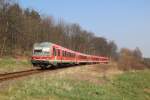 628 671 + 628 501 als RB 11636 (Euskirchen - Bad Münstereifel) in Iversheim am 14.03.14