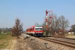 628 571 als RB 27087 am 14.03.2014 in Fridolfing.