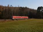 Ein 628 als RB nach Mühldorf am 14.03.2014 unterwegs bei Kastl.