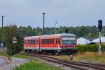 Einfahrt der DB Regio in den Bahnhof Torgelow zur Weiterfahrt zum Ueckermünder Stadthafen.