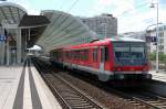 Nachschuss auf 628 905 am 24.05.2014 in Ludwigshafen (Rhein) Mitte, als dieser auf dem Weg war nach Bingen (Rhein) Stadt.