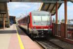 DBAG 928 641 + 628 641 Szczecin Glowny / Stettin Hauptbahnhof am 17. Juli 2013.