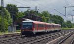 628 635 fuhr zusammen mit einem weiteren 628er am 10.07.15 durch Niederndodeleben Richtung Braunschweig.