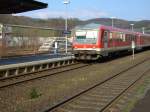 628 666-0 am 25.03.2007 im Bahnhof Arnsberg auf dem Weg nach Hagen Hbf