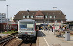 628 509-2 als D 1439 (Westerland(Sylt)-Bredstedt) in Westerland 2.5.16