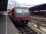 628 906 abfahrbereit am 18.06.2016 auf Gleis 7 in Ulm hbf als Re 22340 (Ulm hbf - Sigmaringen).
