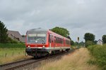 628 664-5 pendelte am 2.7.16 zwischen Bocholt und Wesel hin und her. Hier ist er kurz vor Wesel. 

Wesel 02.07.2016