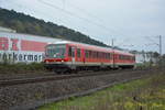 Dieser Zug fährt am 19.04.2016 als RB 23162 nach Bad Laasphe. Aufgenommen wurde ein Triebwagen der BR 628.
