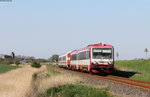 628 071-8 als neg 6 (Dagebll Mole-Niebll) bei Dagebll Kirche 8.5.16