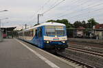 evb 628 150 verlässt Rotenburg(Wümme) zur Fahrt als RB76 nach Verden(Aller). (25.05.2022)