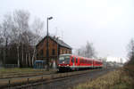 Endzeitstimmung herrschte am 22.01.2005 im Bahnhof von Brandis.