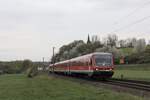Am 13.04.2020 fuhren zwei Dieseltriebwagen der Baureihe 628 von der Südostbayernbahn über die Main-Lahn-Bahn nach Limburg(Lahn).
