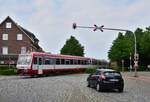 Ein Highlight ist der große Bahnübergang in Niebüll.