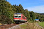 629 001-8 als RE 3206 (Ulm Hbf-Donaueschingen) bei Möhringen 30.9.21