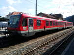 Eine Regiobahn der BR 628 am 25. März 2018 gegen 12:32 Uhr in Titisee-Neustadt.