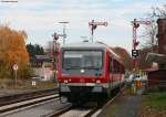 628 231-3 als RE 33594 (Crailsheim-Aschaffenburg Hbf) bei der Einfahrt Bad Mergentheim 30.10.10