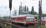 928 489-4 setzt sich am 28/07/2005 im Trier Bahnhof.