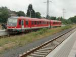 BR628 in Remscheid-Lennep von Wuppertal nach Solingen (03.07.2011).