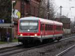 DB Regio 928 319 am 30.01.15 in Ladenburg Bhf 