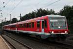 Durchfahrt am 20.06.2014 von 928 440/628 440 zusammen mit 628 688/928 688 als Lr in Neu Isenburg in Richtung Frankfurt (Main).