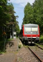 928 411 als RB 28539 (Eiswoog–Frankenthal Hbf) am 20.05.2012 in Eiswoog