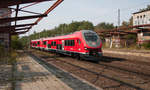 Ein Doppeltraktion DB Regio RMV 632 durchfährt am 11.09.2020 Potsdam Pirschheide gen Bydgoszcz.