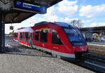 640 008 DB fährt als RB43 von Dorsten nach Dortmund-Hbf und hält in Herne fährt in Richtung Castrop-Rauxel,Dortmund-Hbf.