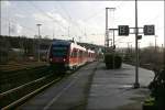 640 018 und 640 007 erreichen als RB93 (RB 39381 ?)  Rothaarbahn  auf dem Weg von Siegen nach Bad Berleburg den Bahnhof Siegen-Weidenau. (01.12.2007)