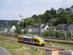 VT 209 (640 109) der Hessischen Landesbahn steht nördlich des Finnentroper Bahnhofs