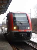 BR 641 040 im Bahnhof Smmerda (unten); Januar 2006 