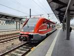 DB 641 021 als RB 16287 aus Leinefelde, am 26.09.2020 in Erfurt Hbf.