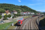 Feierabend für 641 014-5  Wehr  (Alstom Coradia A TER), der zweimal an diesem Sonntag als Zubringer zur Sauschwänzlebahn nach Weizen pendelte.
