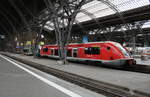 DB 641 026  Markt Stammbach  + 641 035  Der Geithainer  als RB 16677 nach Geithain, am 02.01.2024 in Leipzig Hbf.