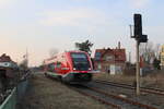 DB 641 040 als RB 16287 von Mühlhausen (Thür) nach Erfurt Hbf, am 09.03.2026 in Gispersleben.
